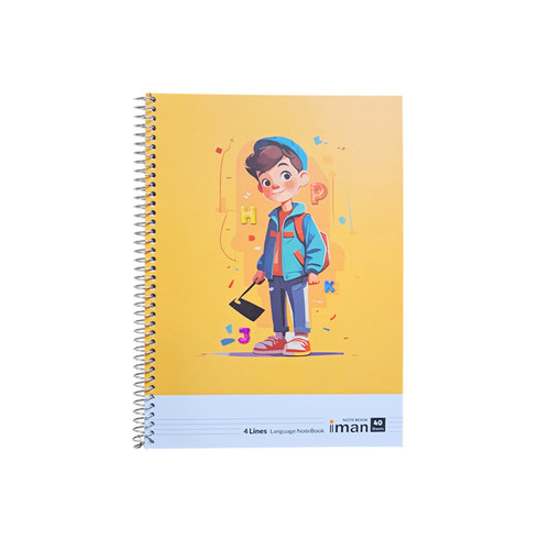 دفتر چهار خط زبان